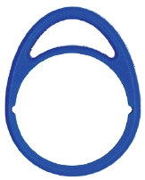 Plastikowy brelok RFID - kolor niebieski